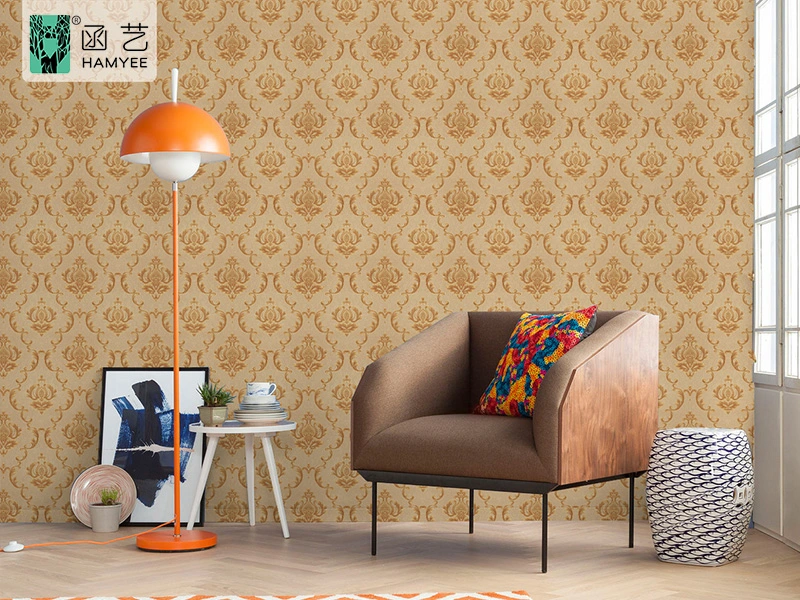 2022 Luxury Modern PVC Wall Paper Waterproof Floral Papier Peint Dinding 3D Home Wallpaper for Bedroom