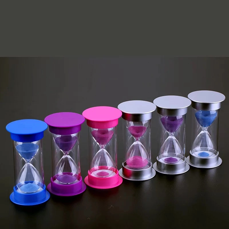 Sand Hourglass, Glass Sand Timer with Customized Logo &amp; Package