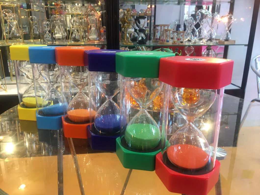 Sand Hourglass, Glass Sand Timer with Customized Logo &amp; Package