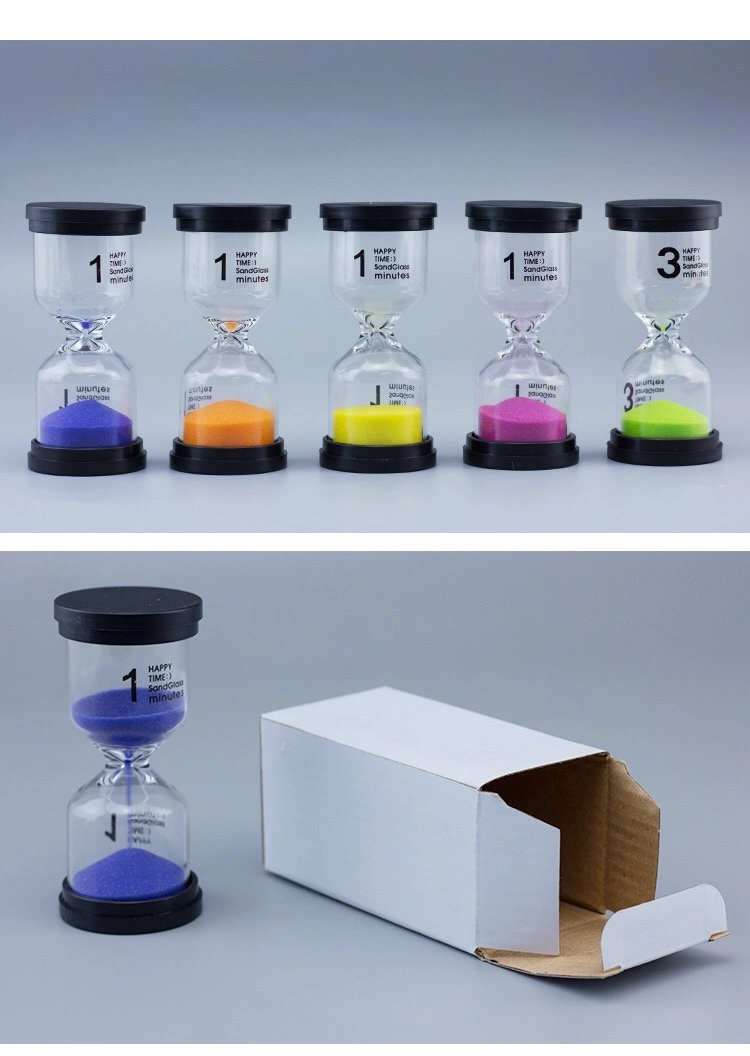 Sand Hourglass, Glass Sand Timer with Customized Logo &amp; Package