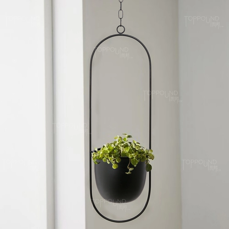 Hanging Planters for Indoor &amp; Outdoor Plant with 6&quot; Pot (Detachable) + Hook Hanging Plant Holder, Plant Hanger, MID Century &amp; Minimalist Planter Modern Home