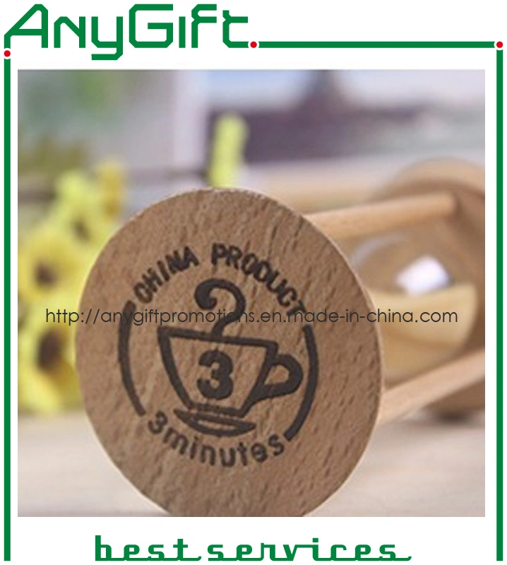 Wooden Hourglass with Customized Logo