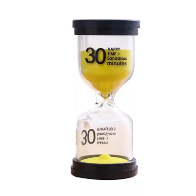 Laconic Plastic Sand Timer Hourglass for School Teaching, Performance Evaluation